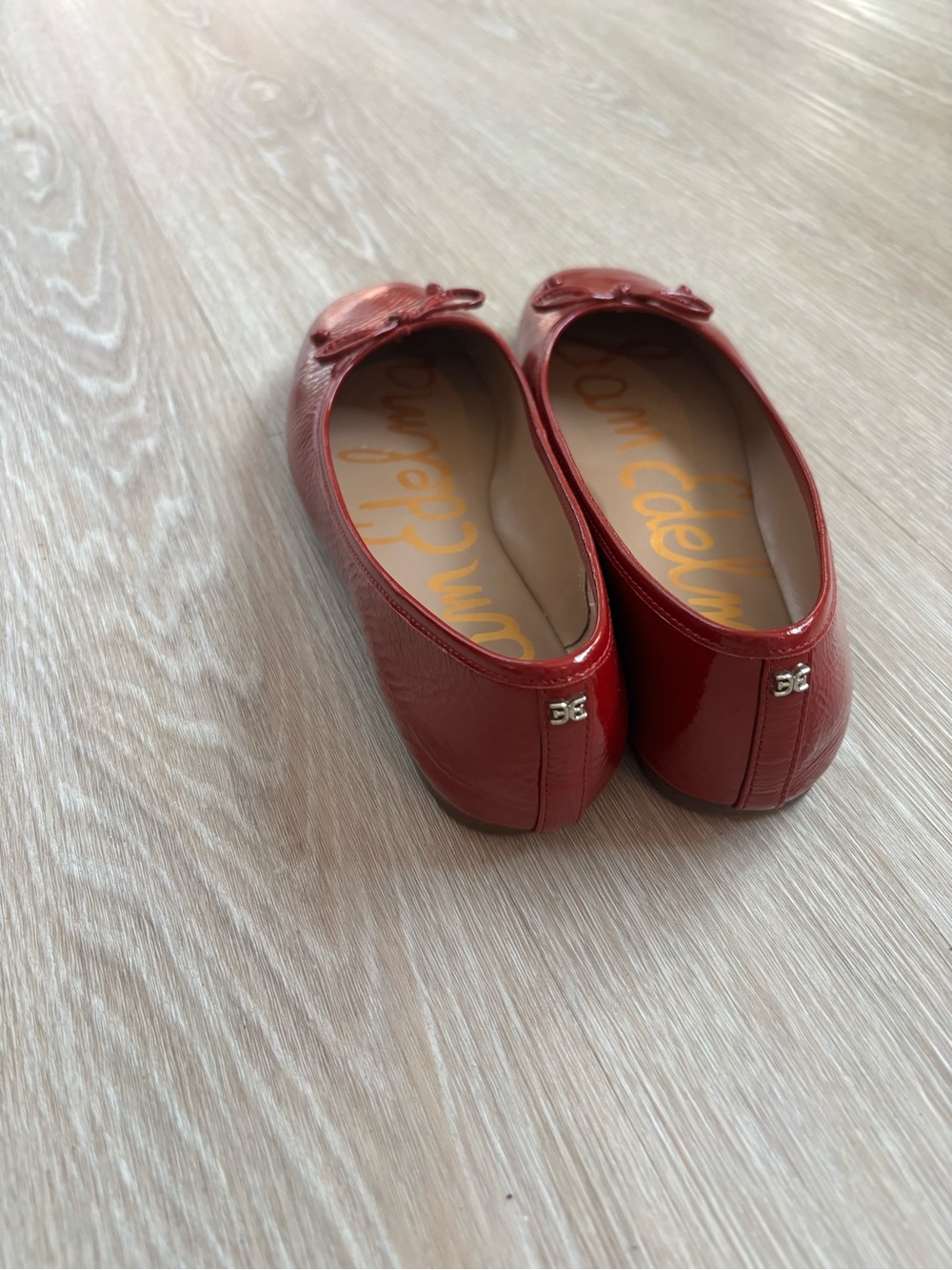 Sam Edelman Alie Ballet Flats - Scarlet Red - Picture 3 of 6
